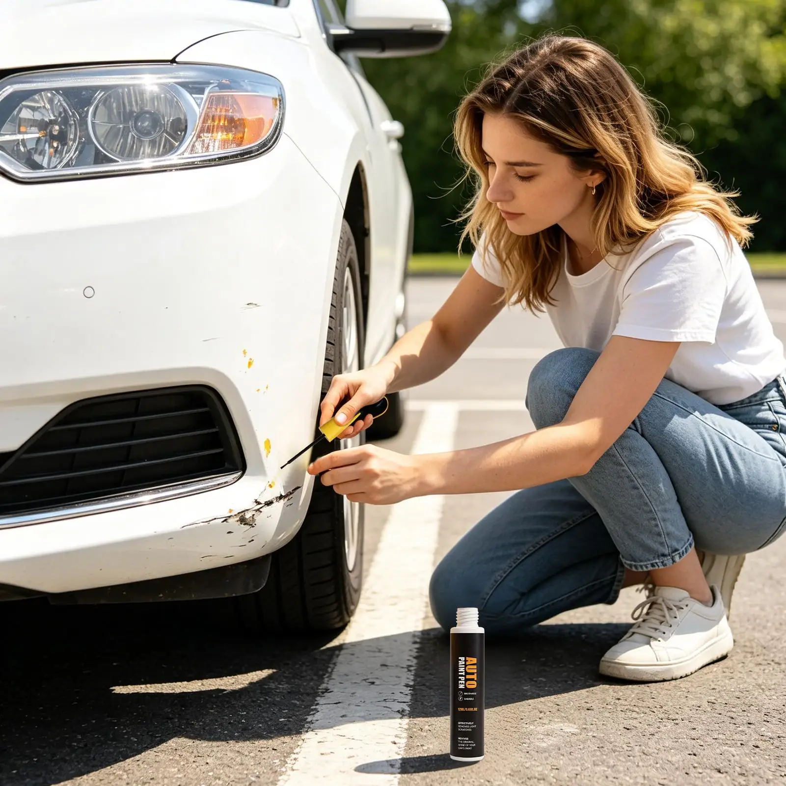 

Scratch Pens For Cars Long-lasting Gloss Finish Restorer 12ml Car Paint Pen For Automotive Vehicle Truck SUV RV Maintenance