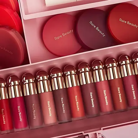 Rare Beauty New Liquid Blush and Liquid Luminizer Bundle Set Enchant Enlighten Hightlighter Happy Joy Lucky Love Hope Blush Gift