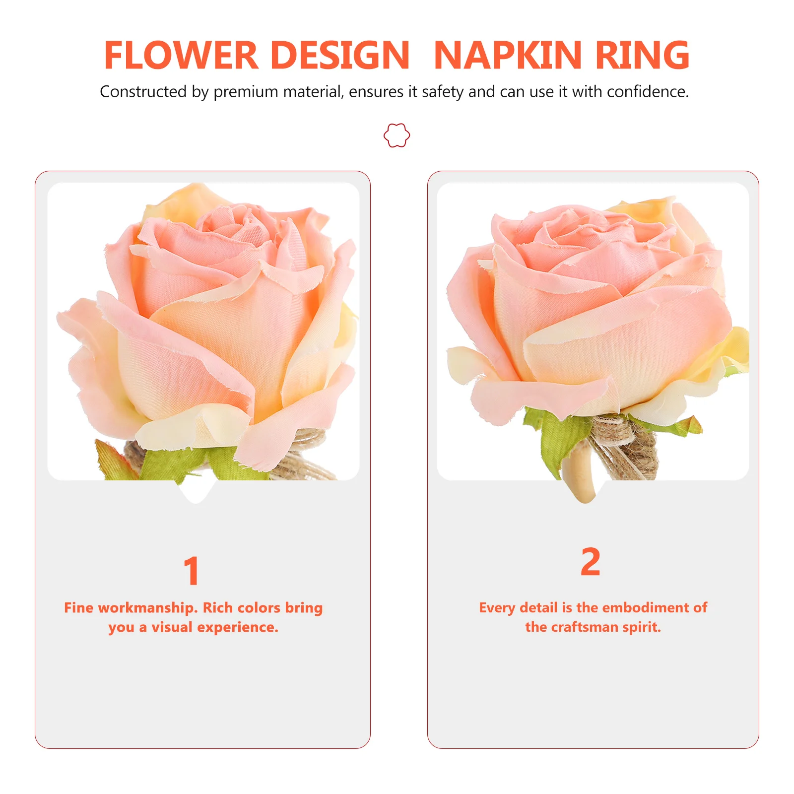 

Wedding Table Decoration Napkin Ring Floral Buckle Tea Party Decorations Banquet Rings