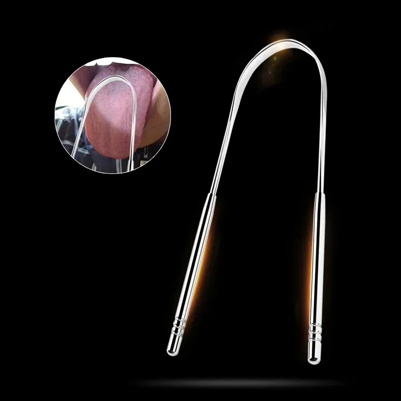 1/2/6pc s U-Shaped Tongue Cleaner Tongue Scraper Stainless Steel Oral Cleaning Tongue Brush, Personal Care Christmas Gift