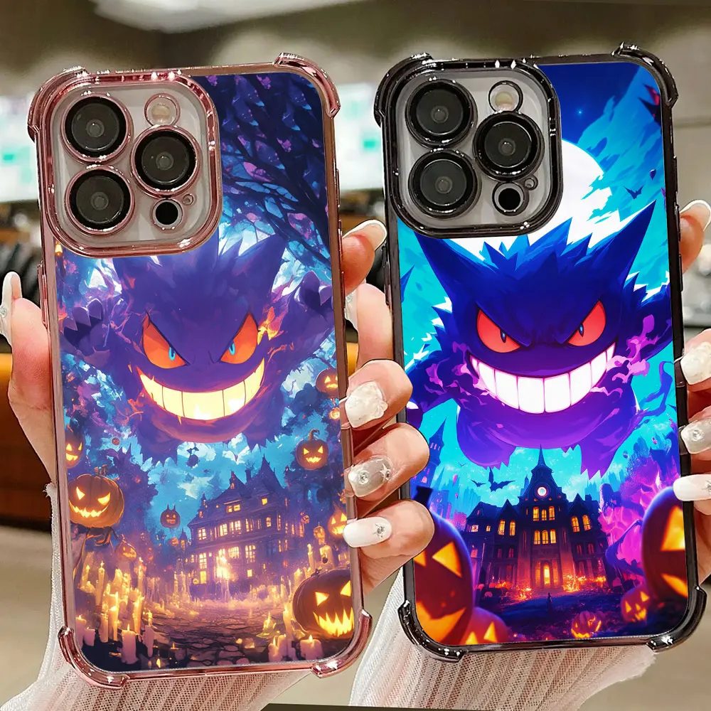 Gengars Halloween Case For Samsung Galaxy A57 A56 A55 A54 A53 A52 A37 A36 A35 A34 A27 A26 A25 A17 A16 A14 A07 A06 5G Phone Cover