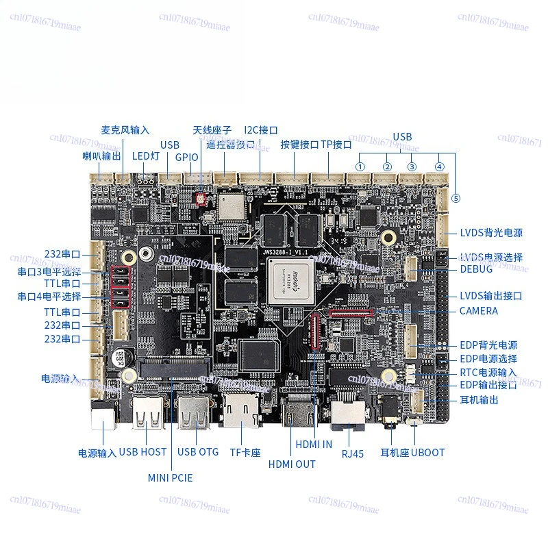 Picture 5: Open Android Screen Touch Screen All-in-one Machine Embedded Robot Interaction Android Industrial Tablet