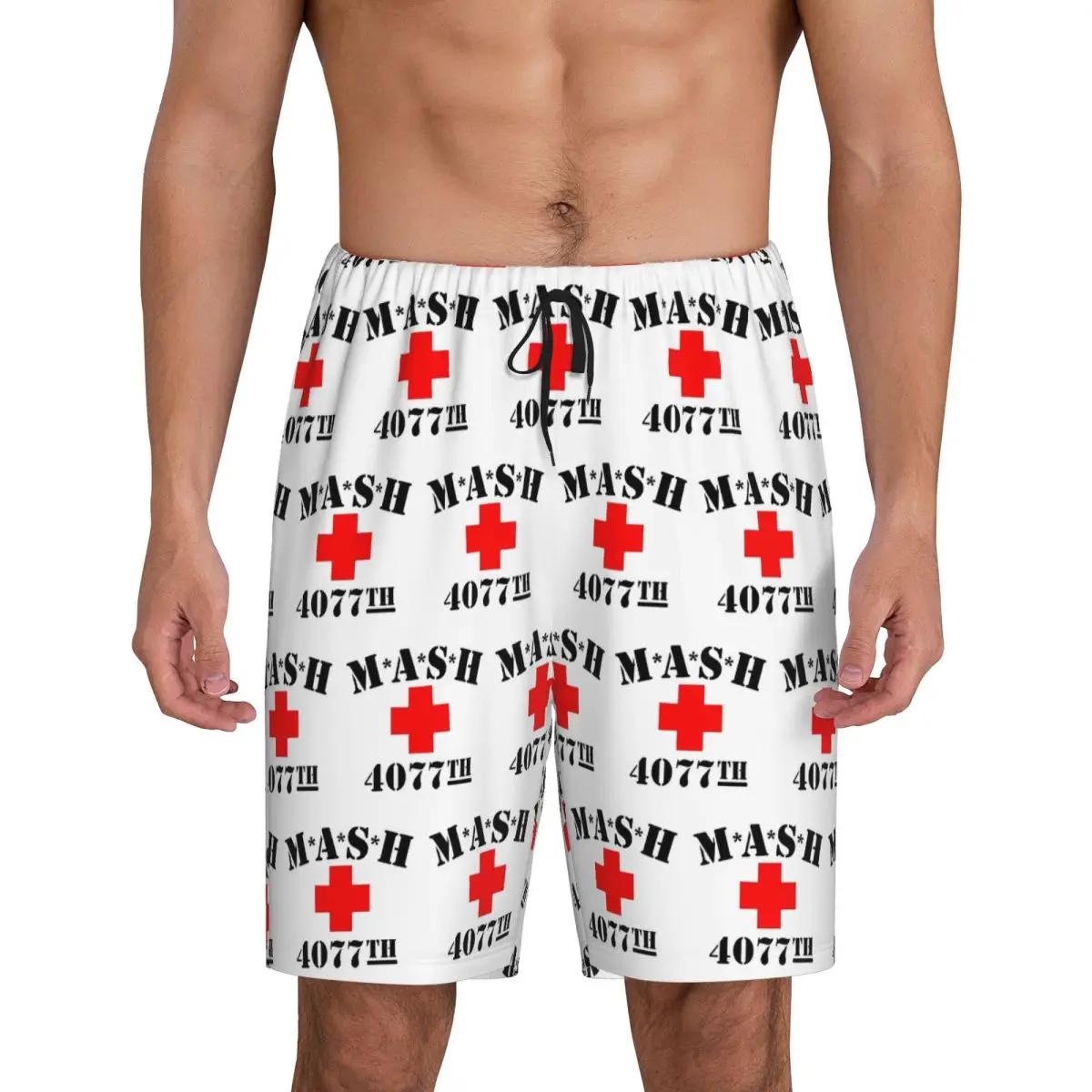 

Custom Mash 4077 Short Pajama Pants Men Sleepwear Sleep Lounge Bottom Shorts Sleeping Pants