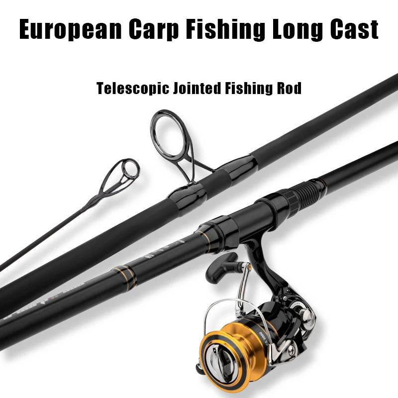 Caña surfcasting fibra carbono 3 tramos – Lanzamiento largo playa - imagen 5