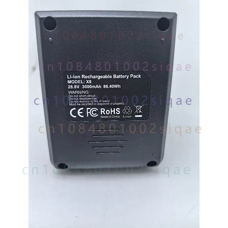 1PCS FOR Moosoo X8 X8 Pro Cordless Vacuum Cleaner Replacement Battery 28.8V 3000mAh Li-ion Rechargeable Spare Part