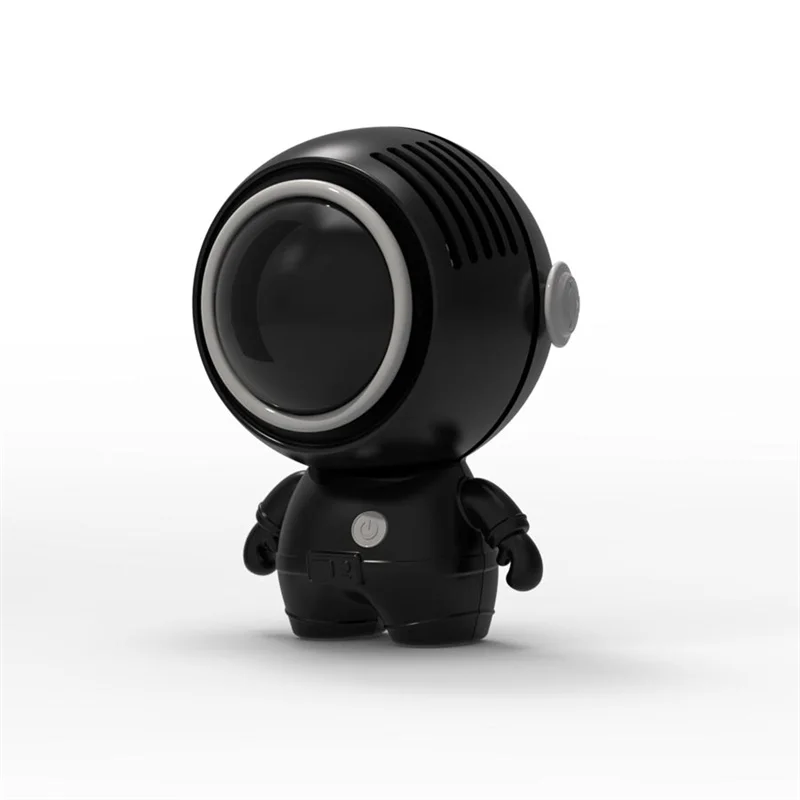 Mini Hanging Neck Fan with USB Rechargeable Hands Free 3 Wind Speed Portable for Outdoor Lazy Sports Fans Air Conditioner FS89