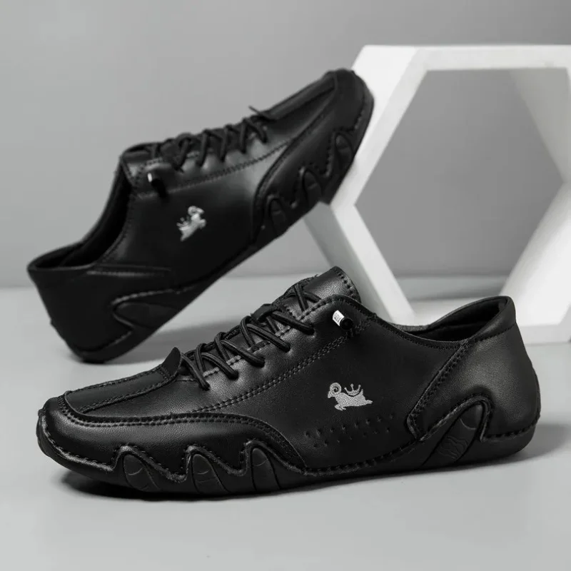 

Мужская повседневная прогулочная обувь, роскошные брендовые кроссовки высокого качества, кожаные лоферы, удобная женская обувь, мотоциклетная обувь