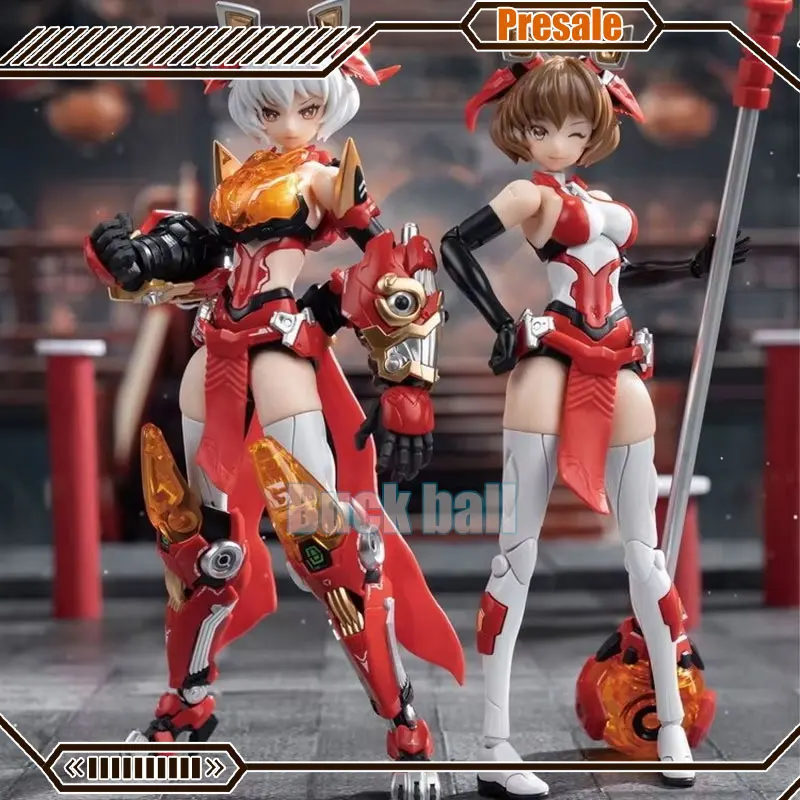 

1/12 E-Model ATKGIRL Anime Figure Lion Dance Action Figure Mobile Suit Girl Figure Pvc GK Statue Model Doll Collection Toys Gift