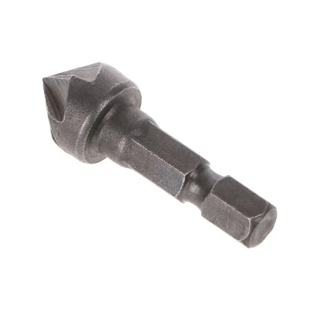 Power Tools Chamfering Tool Countersink Drill Debur Gray Hole Opener Woodworking 45# Steel 5 Flute 100% Brand New