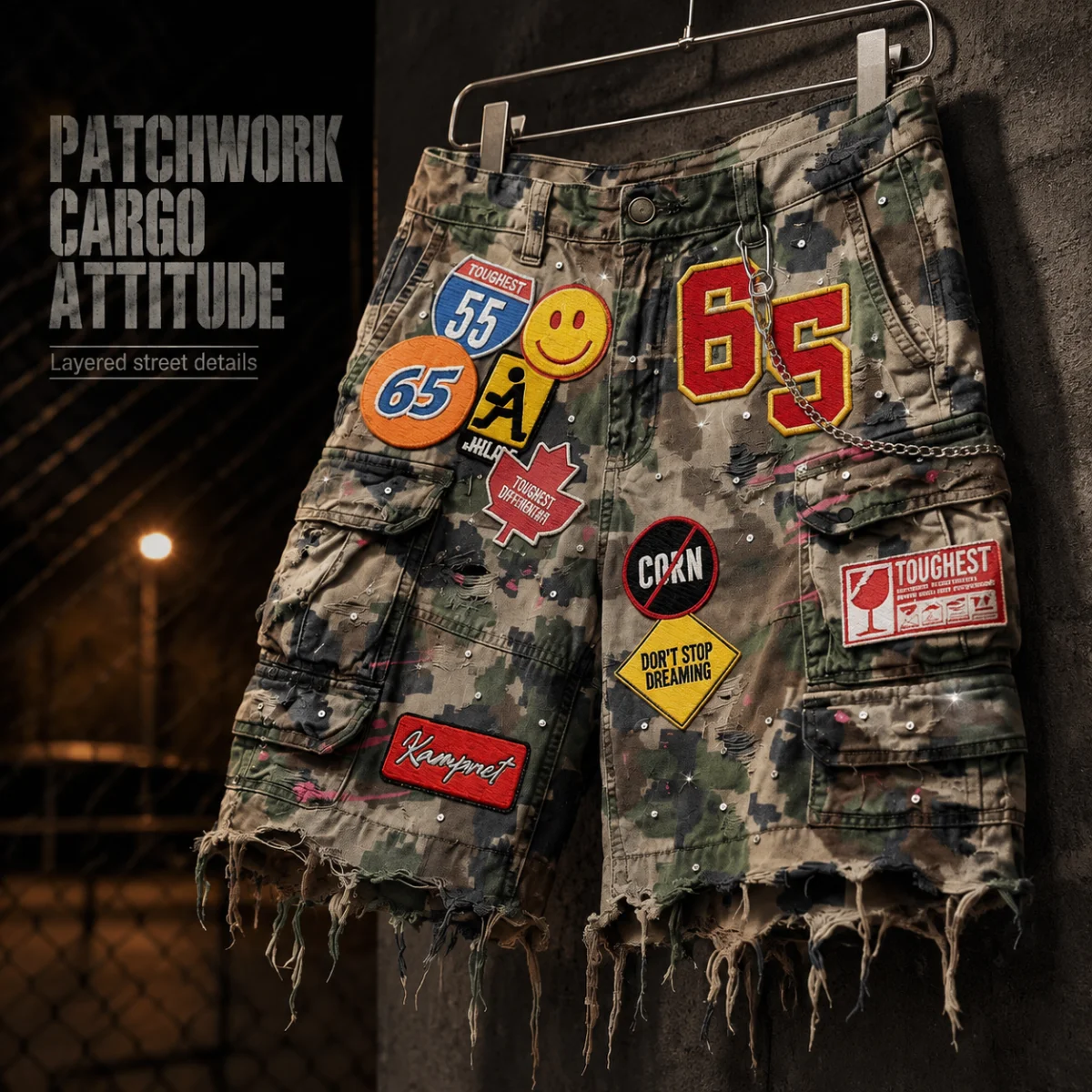 

Y2k Casual Hip Hop Camo Shorts Men Jeans Pocket Sweatshorts Men Women Camo Short Harajuku Fashion Streetwear Basketball Shorts