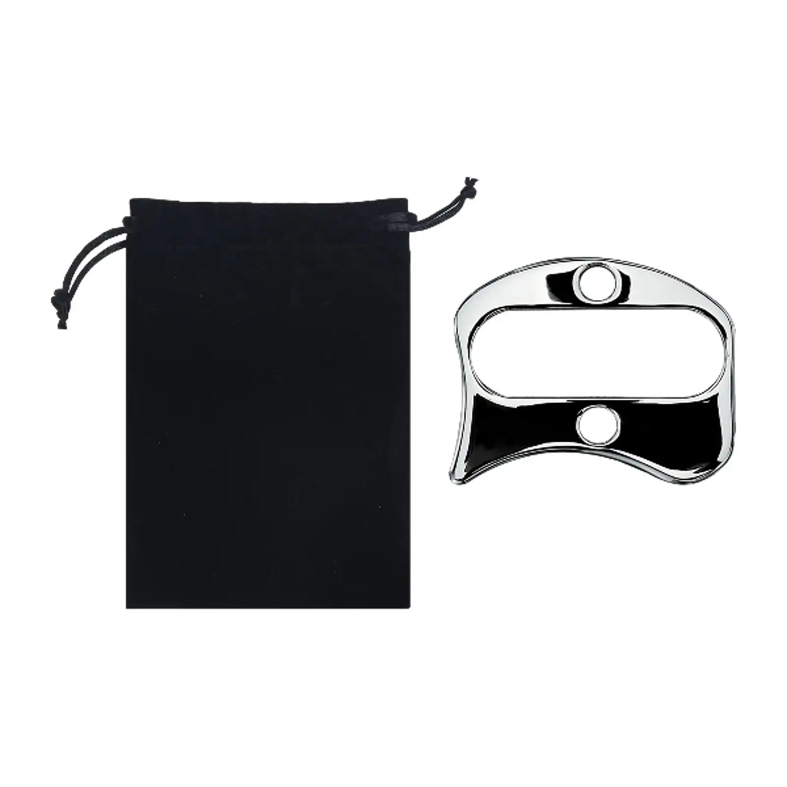 

Stainless Steel Gua Sha Tool Handheld Massage Board for Back Neck