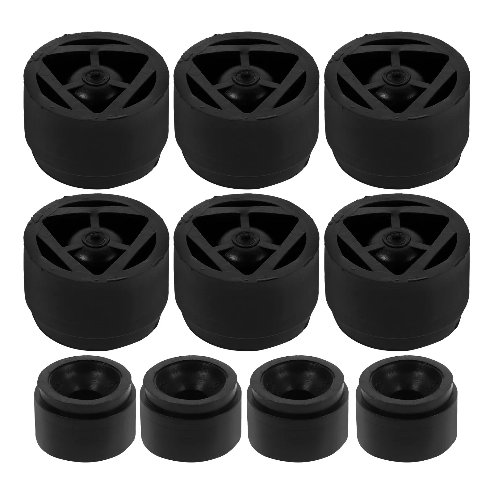 10Pcs Engine Cover Rubber Mount Grommets Hood Bumper Stop Cushion Bush for Car Engine Protection Longevity Durability Vibration