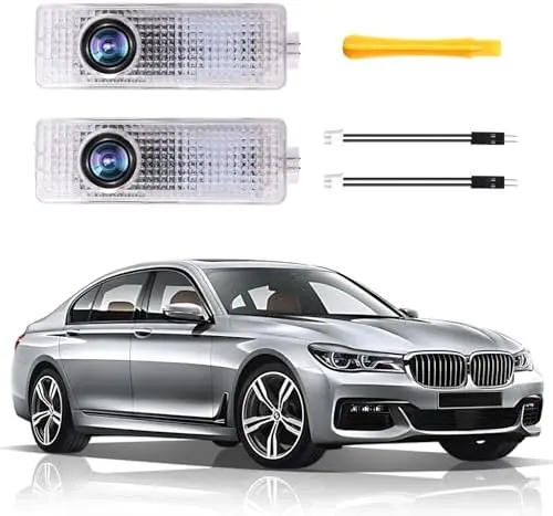 

Комплект из 2 проекторных фонарей для дверей автомобиля - светодиодные логотипы-проекторы для серий 1/3/4/5/6/7/X1-X6/M