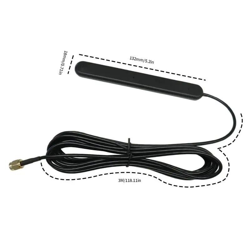 A99E-راديو رقمي أوروبي DAB + هوائي التصحيح SMA رئيس 3 متر ANT-309Plus محول لنماذج متعددة