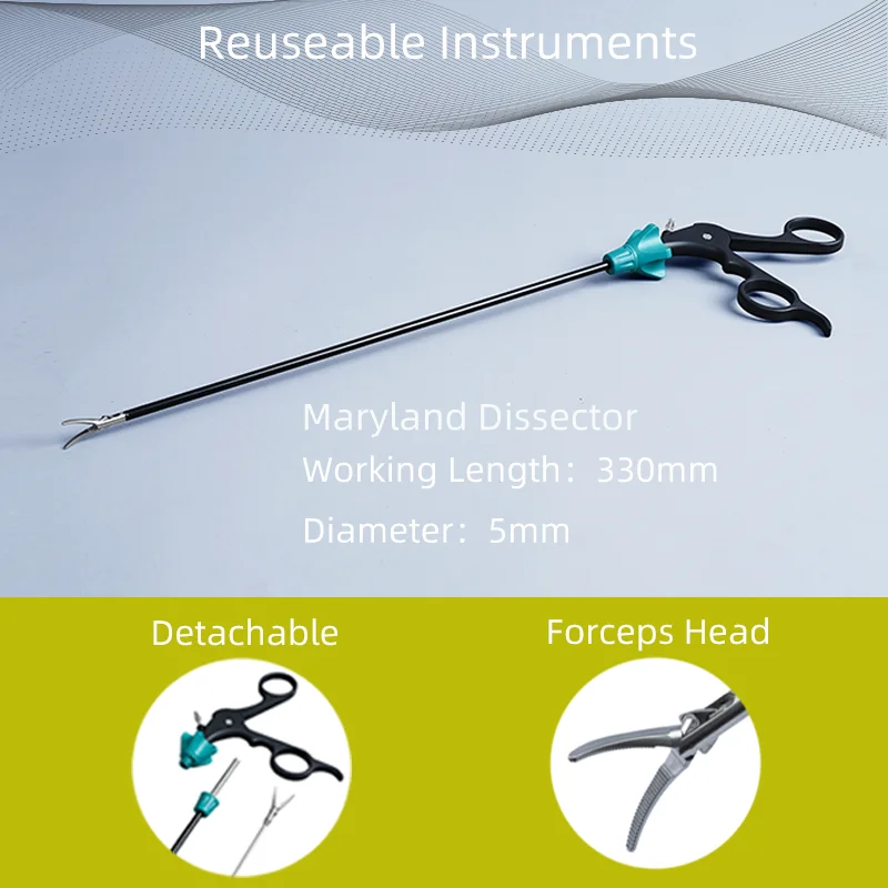 Reuseable Instruments Laparoscopy Simulation Training Practice Instruments Maryland Dissector/Grasper/Scissors/Needle Holder