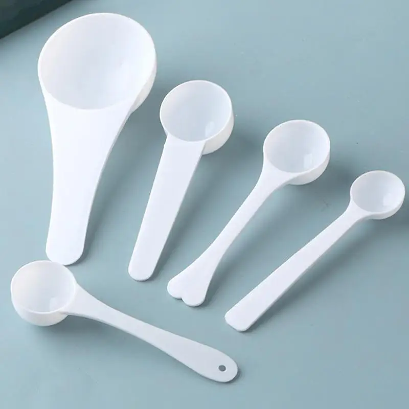 10PCS Plastic Measuring Spoons Scoop For Child Milk Powder/Coffee/Protein Multifunctional Home Kitchen Accessory