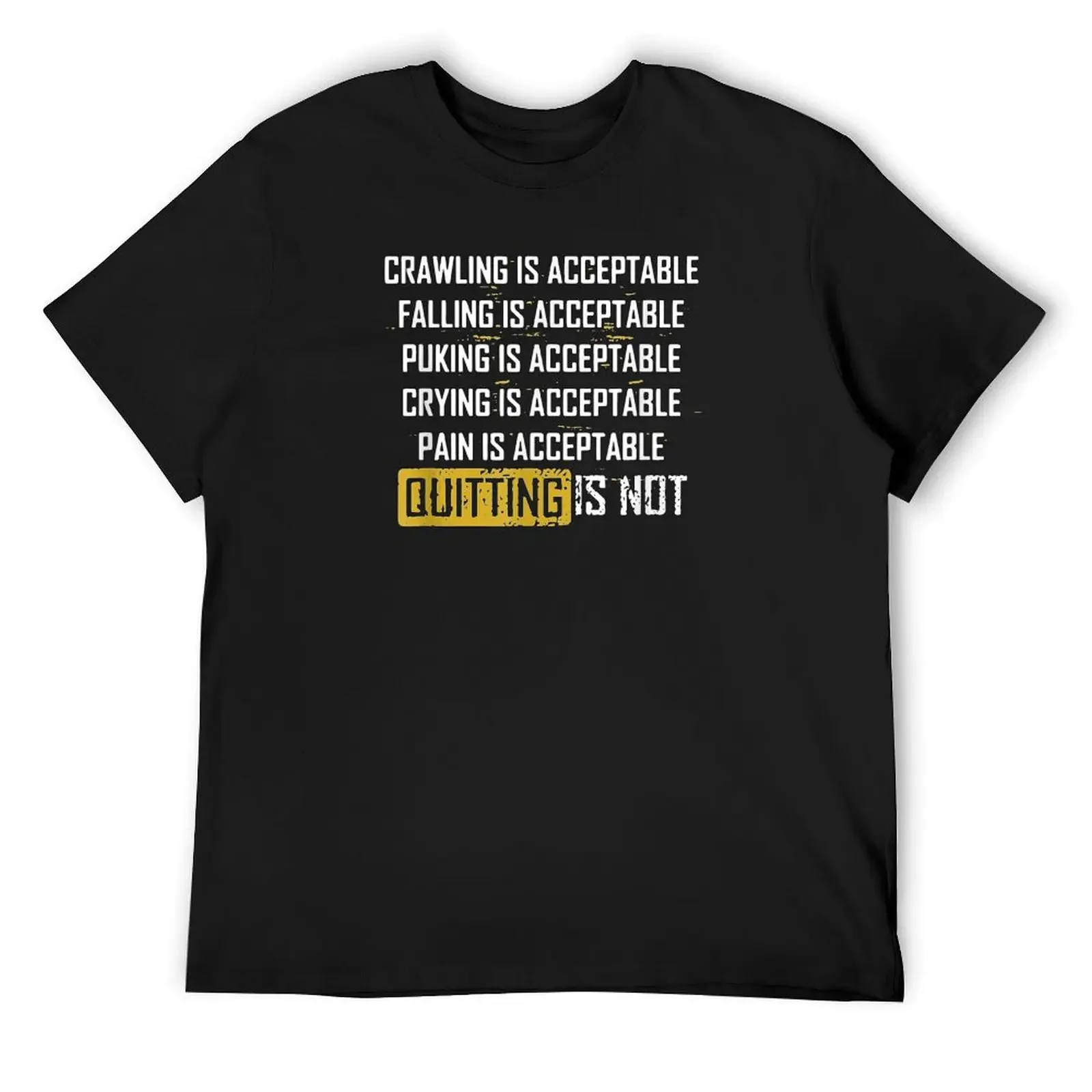 

Crawling Is Acceptable Falling Is Acceptable T-Shirt anime clothes graphic shirts oversized Men's clothing