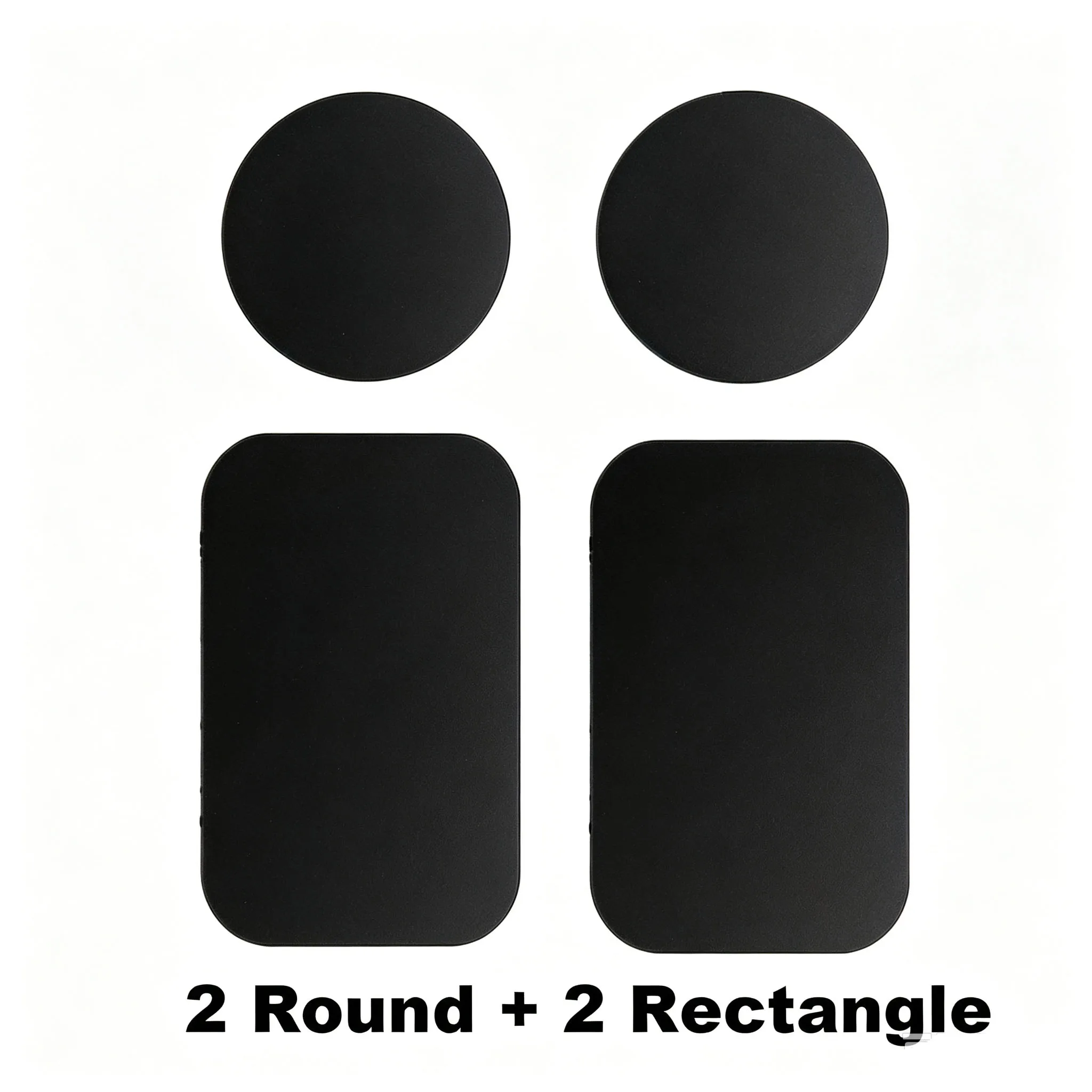4/8-Pack Ultra-Thin Metal Plates for Magnetic Mounts –Adhesive Sheets for Car Wall Vent & Case Compatible with Smartphones & GPS