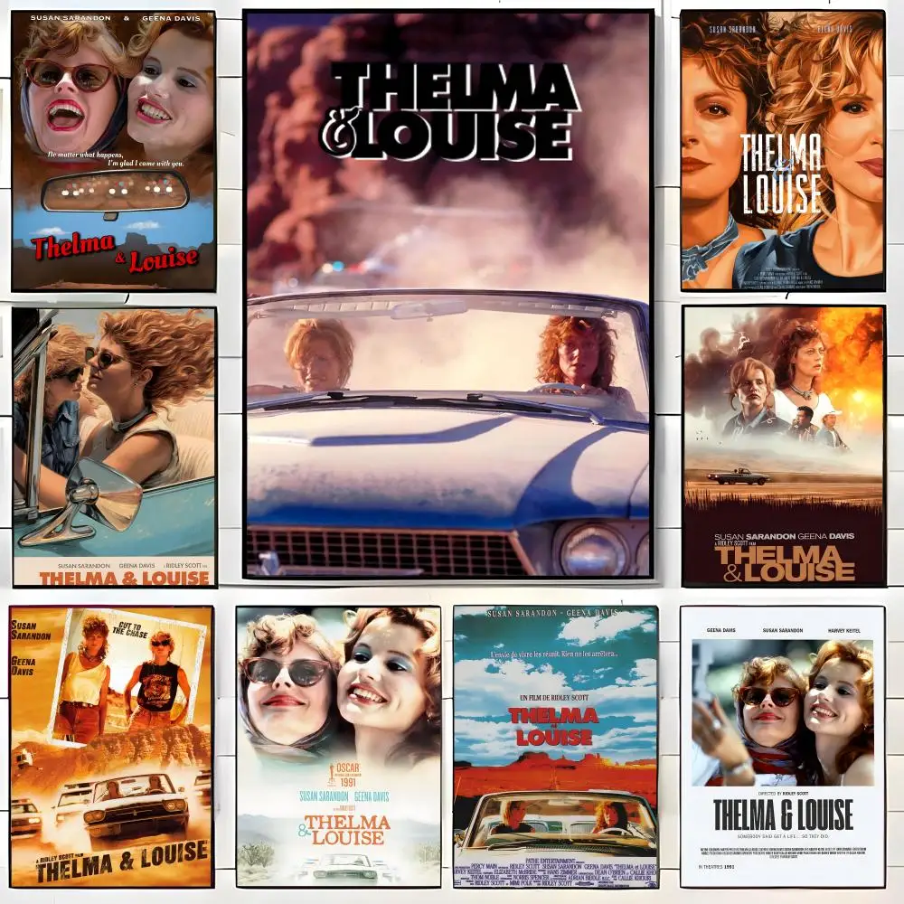 Póster de ANIME T-Thelma Louise, arte impreso para pared, adecuado para sala de estar, dormitorio, bar, salón, decoración del hogar, regalo