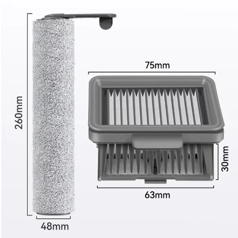 Suitable For Dreame Floor Scrubber H12/H12s/H11S/M12/M12PRO/H111PRO Roller Brush Accessories Filter Core