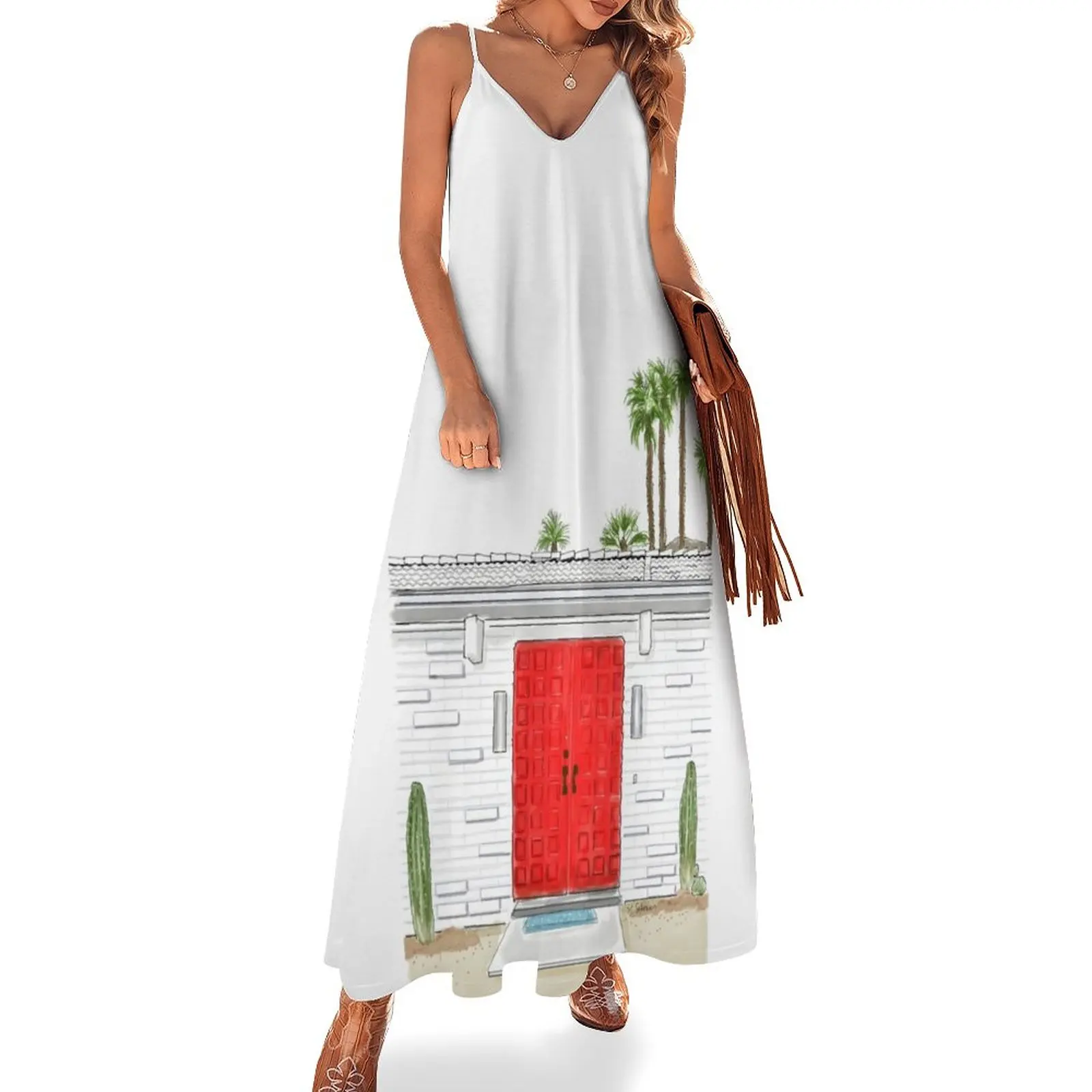 

Red Hot Palm Springs Door Sleeveless Dress women long dresses women's summer dresses 2023 evening dresses luxury 2023