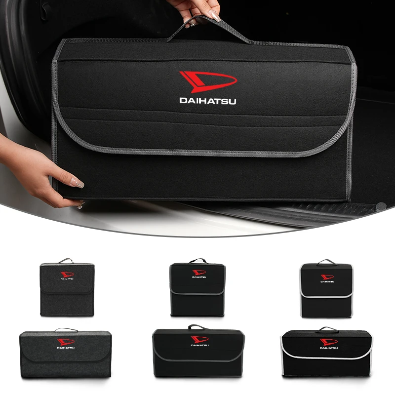 Car Trunk Storage Box Organizer Foldable Stowing Tidying Container Bag For Daihatsu Terios Sirion Mira Materia Rocky YRV Feroza