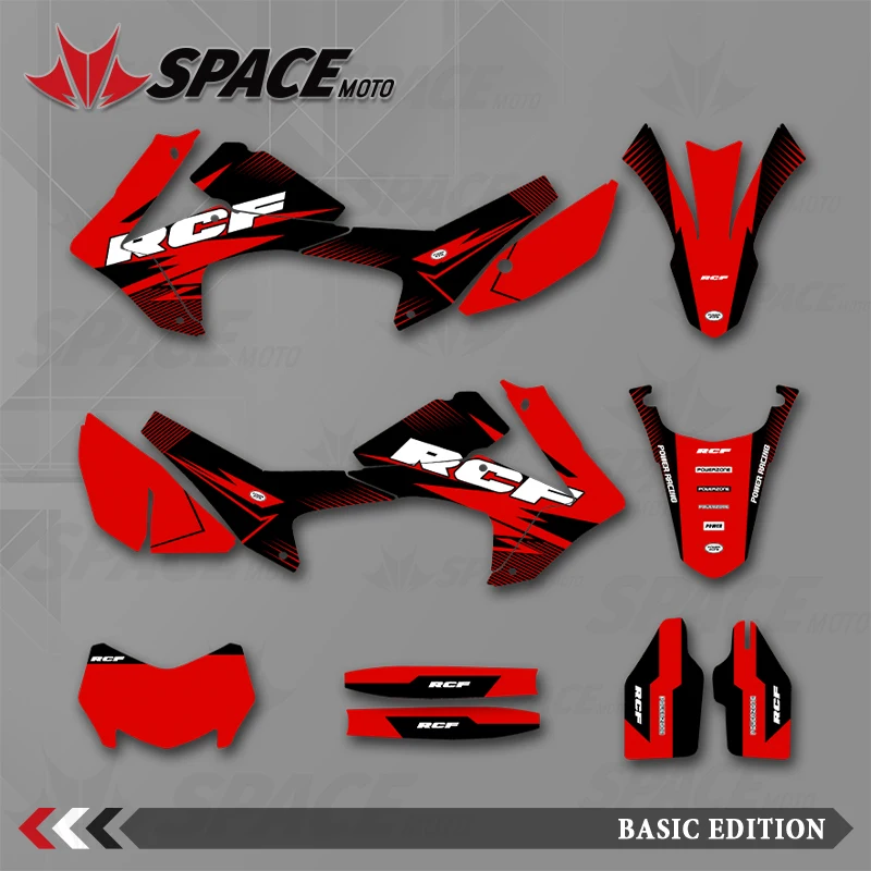 

SPACE MOTO For HONDA 12-16 17-20CRF250L Graphics Background Decals Stickers Motorcycle