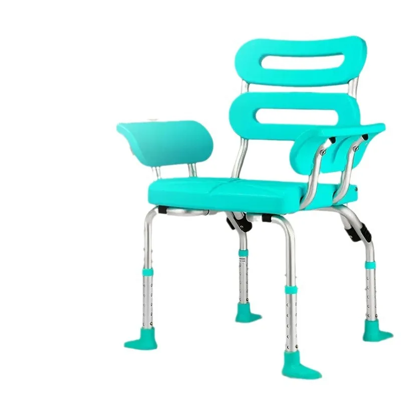 Customizable Bath Chair Bathroom Mobile Toilet Senior Non-slip Household Toilet Bathing Seat Bath Stool