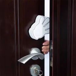 Cartoon Door Lock Stopper Safety Door Door Toilet Cabinet Cupboard Safety Locks Baby Protection Child Newborns Anti-pinch Clamp