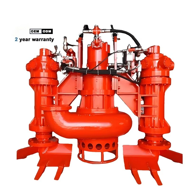 High Efficiency Gold Sand Suction Submersible Pump Mud Hydraulic Dredge Pump for High-Density Sludge Silt
