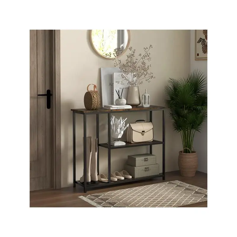 

Narrow Console Table, Entryway Furniture with Storage, Modern Design for Hallway, Living Room, or Bedroom