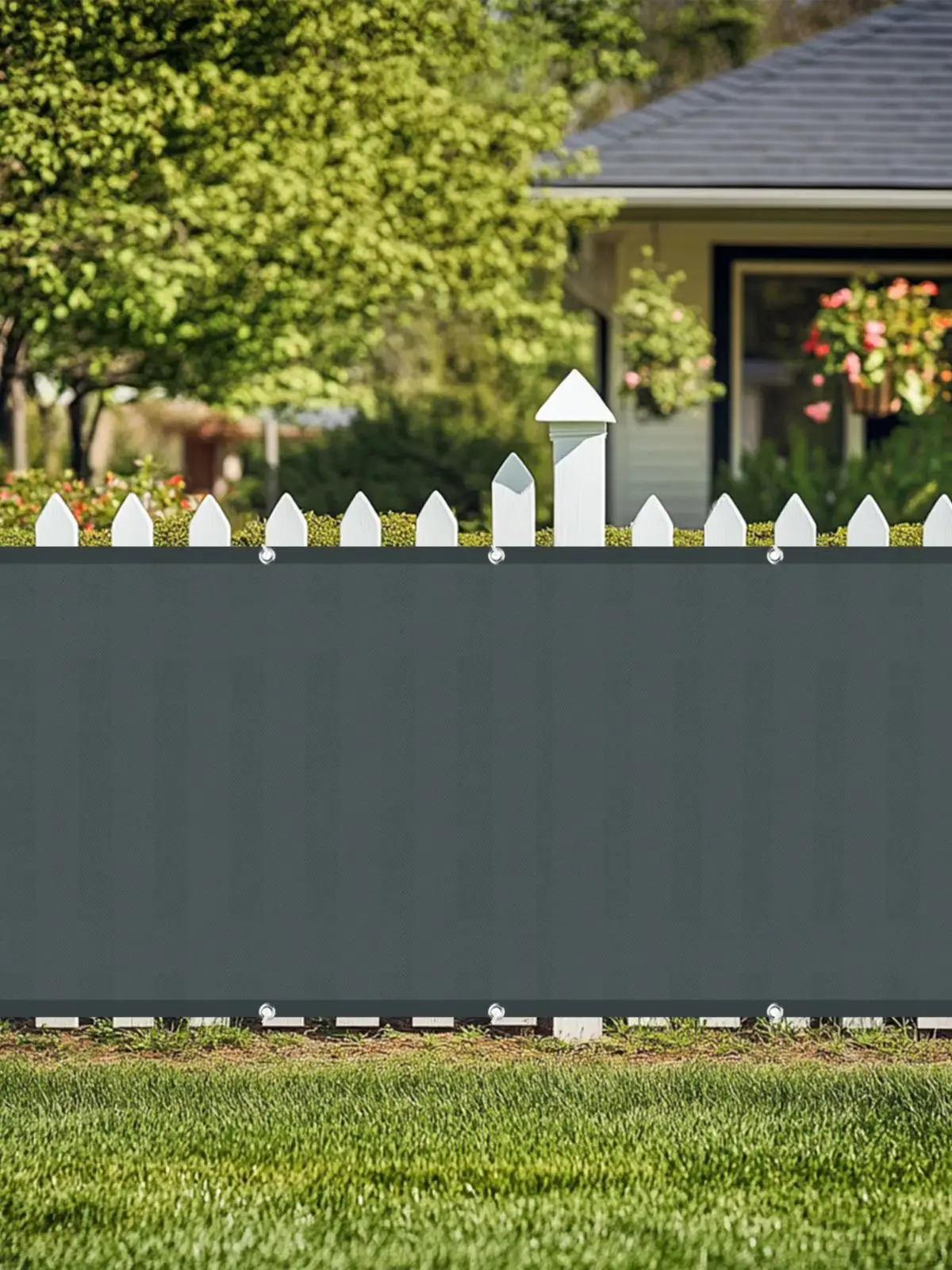 Balkon Privacyscherm Patio Hek Scherm voor Balkonhoes Waterdichte Tuin Zonneschermdoek met Grommets UV-bescherming Onderdak - afbeelding 2