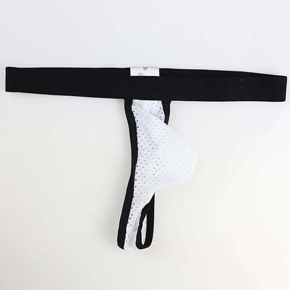 Boxer Men's Underwear Advanced Breathability Men's Sexy Comfy Pouch Brief Underwear Thong Underpants Gray/Red/White - Image 2