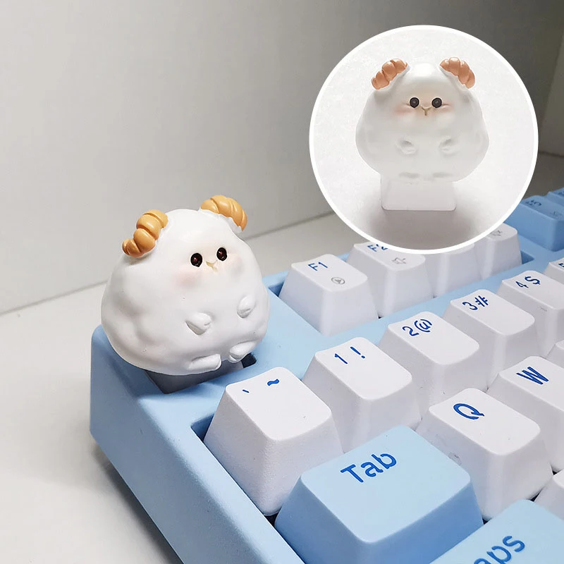 Keycap 12 Zodiac Cute Animals Cross Axis Keyboard Special OEM R4 ESC Cartoon Decoration Key Cover