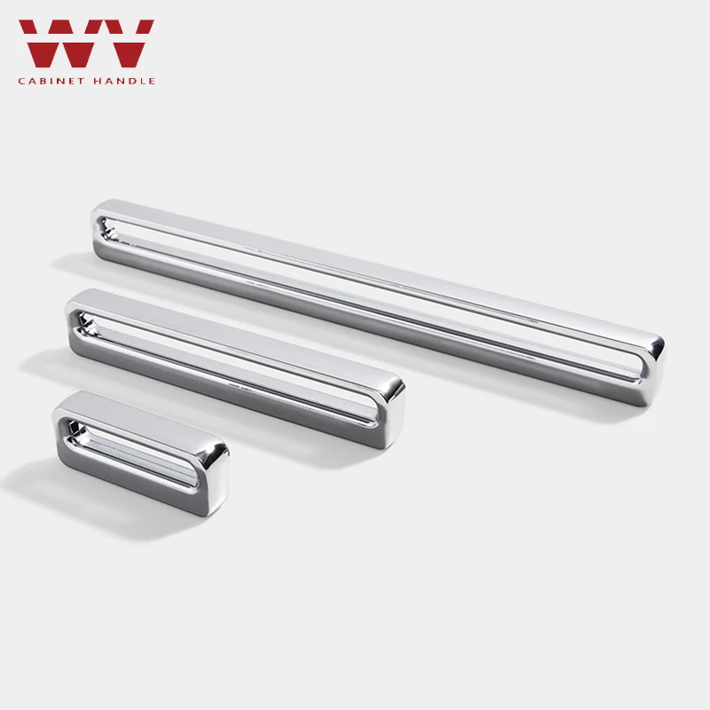 WV Black Golden Cupboard Handle Brushed Zinc Alloy Kitchen Furniture Handles Cabinet Door Knob Furniture Drawer Pulls Bar Handle