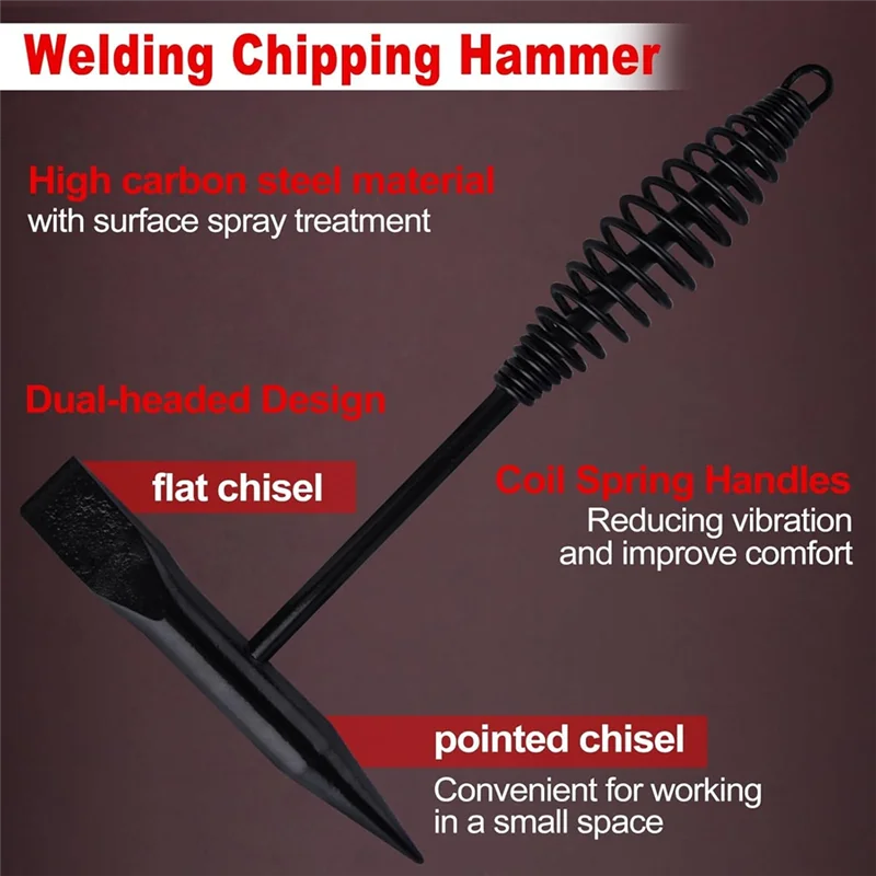 

B-Est 6PCS Welding Slag Removal Tool Set MIG Welding Pliers Set With Metal Plate Thickness Gauge Welding Gloves Wire Gauge