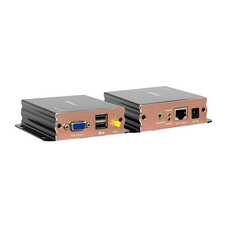TESmart VGA KVM Extender 300m Point to Point 1080P Support EDID Pass Through Smart Gain Control Video Transmitter and Receiver