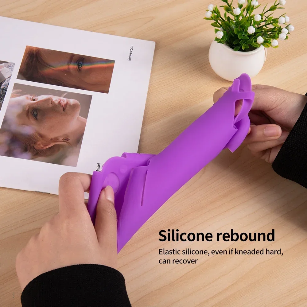 Silicone Case For Nintendo Switch Lite Non-Slip Cover Half Pack Case TPU Soft Rubber Solid Color Protective Shell For SwitchLite