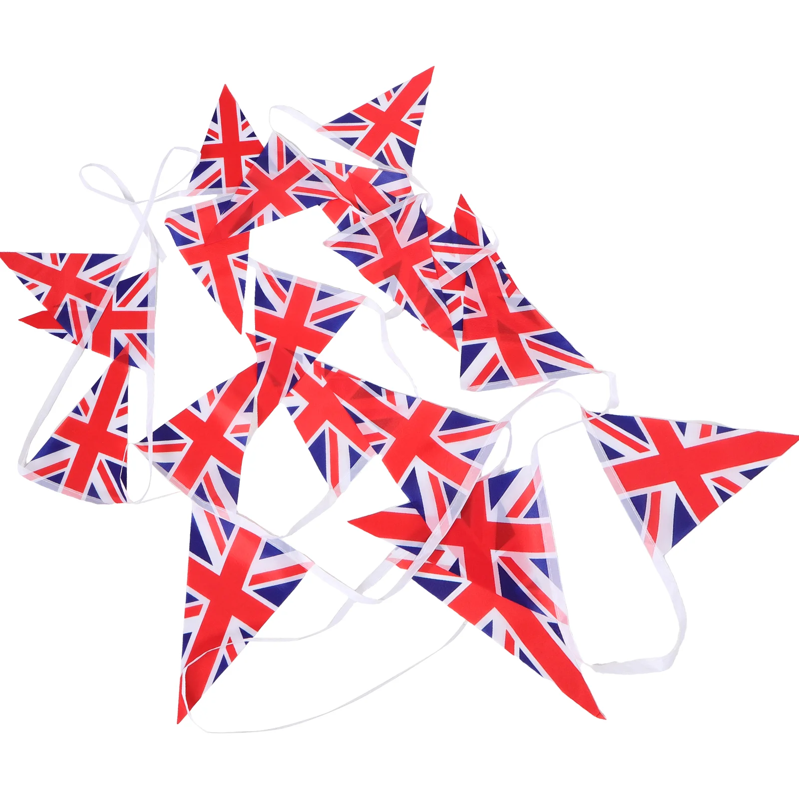 

Union Jack Banner Props Festival Party Hanging Carnival Decorations Bunting Vintage Flag Photo