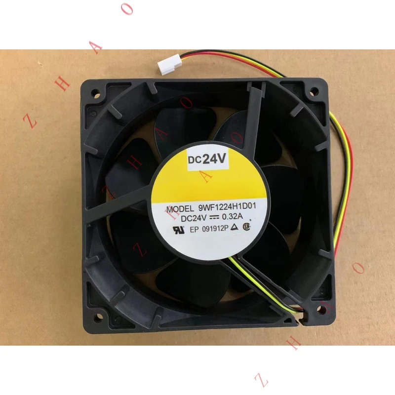 Z  2pcs for Sanyo SANACE120WF 9WF1224H1D01 fan 12CM DC 24 0.32A 120*120*38MM