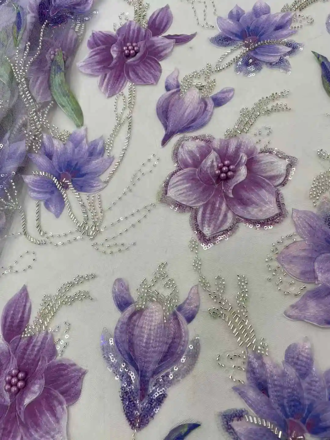 

Высококачественный принт 3D цветок с вышивкой из бисера, французская сетка/дизайн платья, африканское кружево/вечернее платье, вечеринка