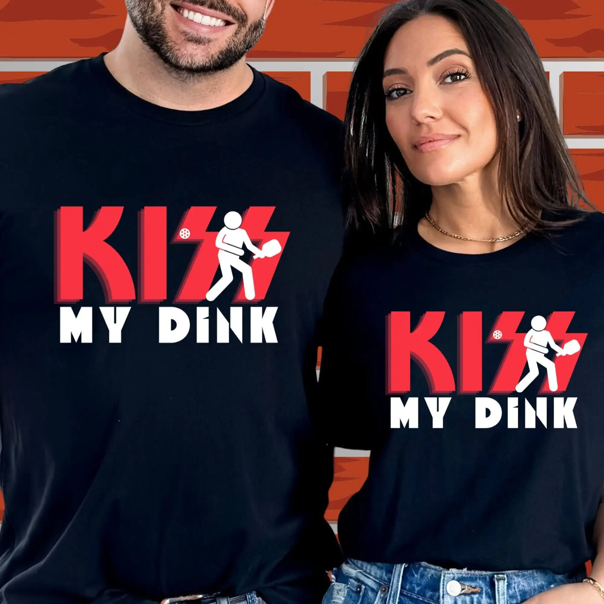 Kiss My Dink Pickleball Shirt,Sarcastic Pickleball Merch,Gift,Pickleball Couple Shirts