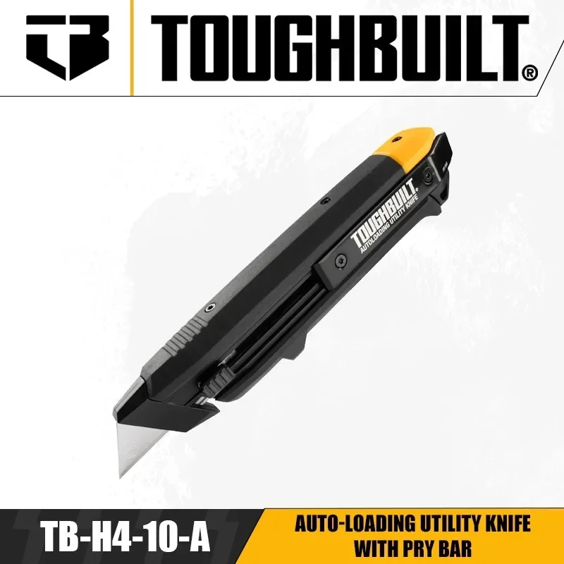 Faca Utilitária de Carregamento Automático Toughbuilt Tb-h410-a com Ferramentas Manuais de Barra de Alavanca
