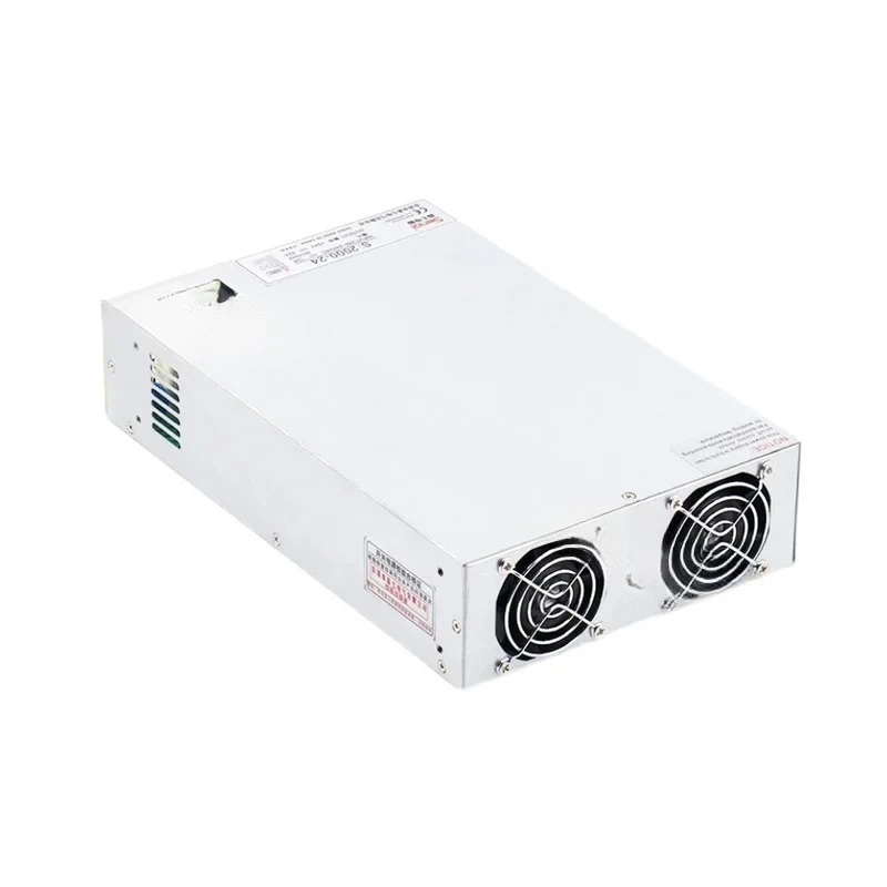 Ultra-thin 2000W 24V high-power switching power supply, AC180V-260V to DC12V-110V industrial DC source transformer