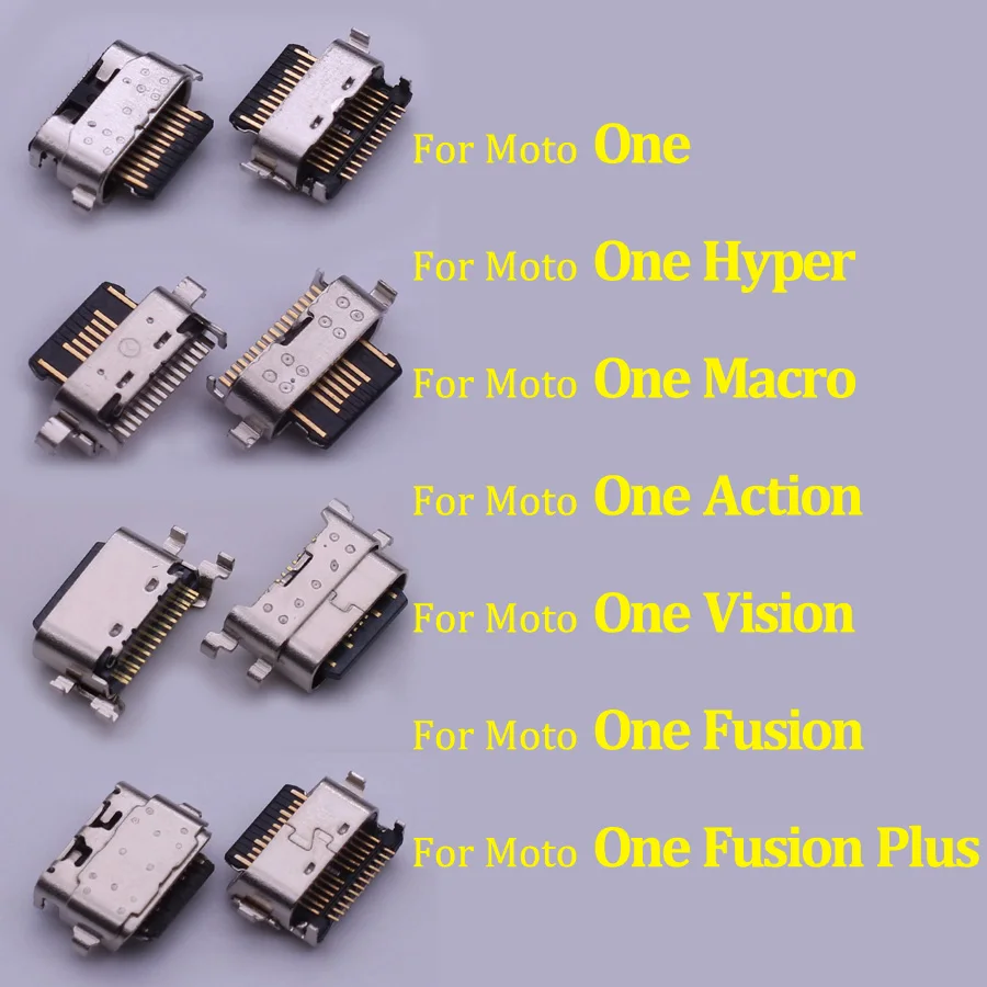 

10Pcs New USB Charging Port Dock Charger Plug Connector For Motorola Moto One Macro Hyper Action Vision Fusion Plus