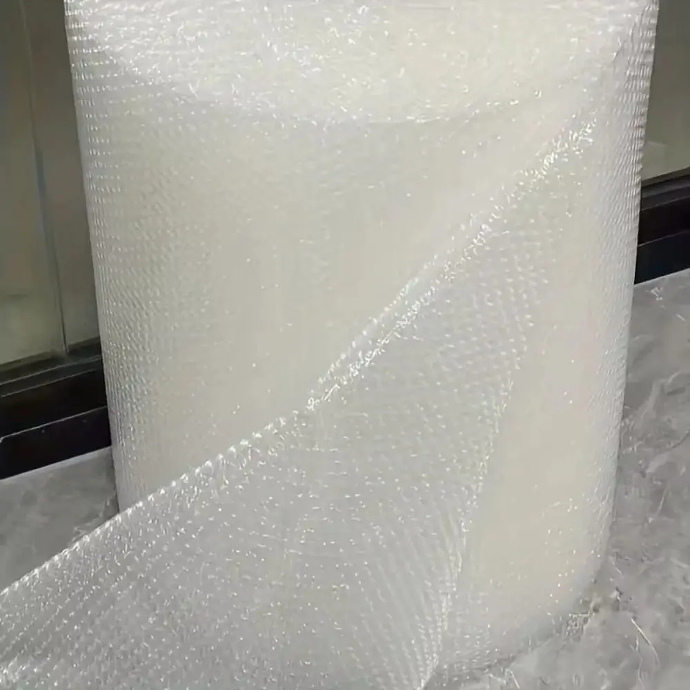 Relleno de tampón, embalaje de espuma a prueba de golpes, protección contra vibraciones de doble capa, relleno de película de burbujas, envoltura de amortiguación de burbujas para correo