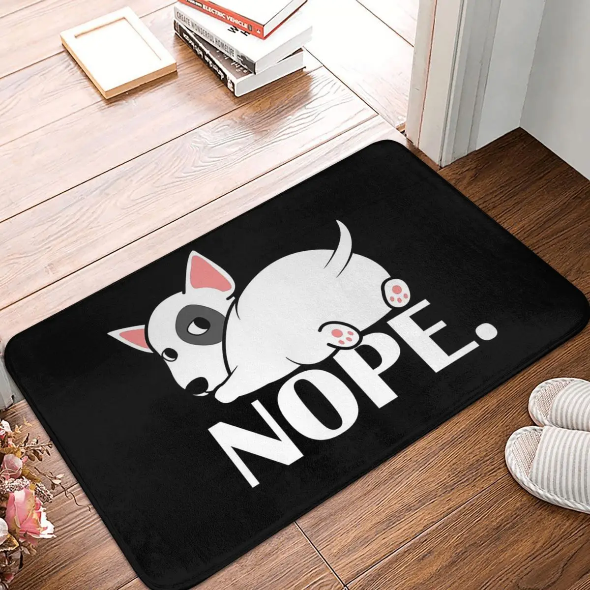 Staffordshire Bull Terrier Dog Non-slip Doormat Floor Mat Absorbent Mat Carpet Rug for Kitchen Entrance Home Bedroom Footpad Mat