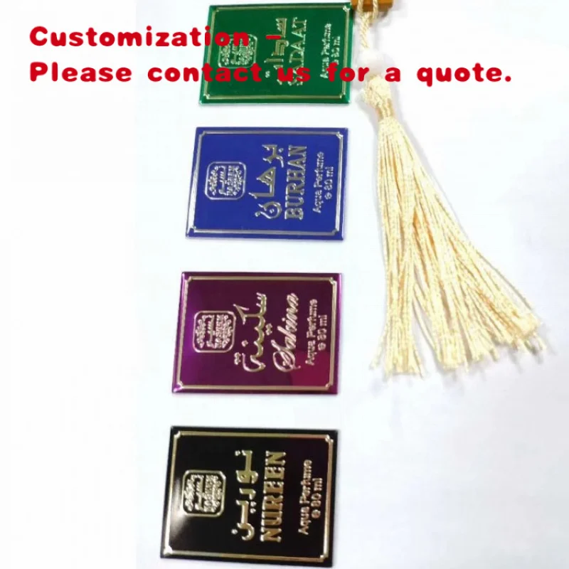 custom.Custom Metal Cap Badge Zamac Perfume Bottle Design Bottle Sticker Glass Bottle