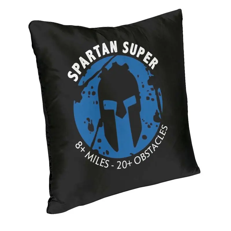 Large Spartan Race Logo Cushion Cover 40x40 Home Decor Printing Throw Pillow Case for Living Room Double Side