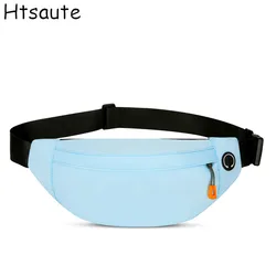 For Men Women Belt Pouch Handbag Shoulder Waist Bag Nylon Fanny Pack Male Bum Kangaroo Hip Sack Belly Cross Banana Husband Purse